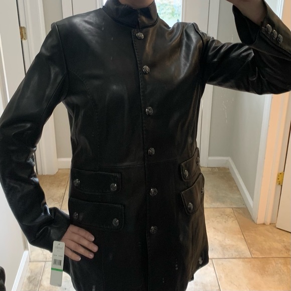 Laundry By Shelli Segal Leather Jacket - Picture 11 of 11